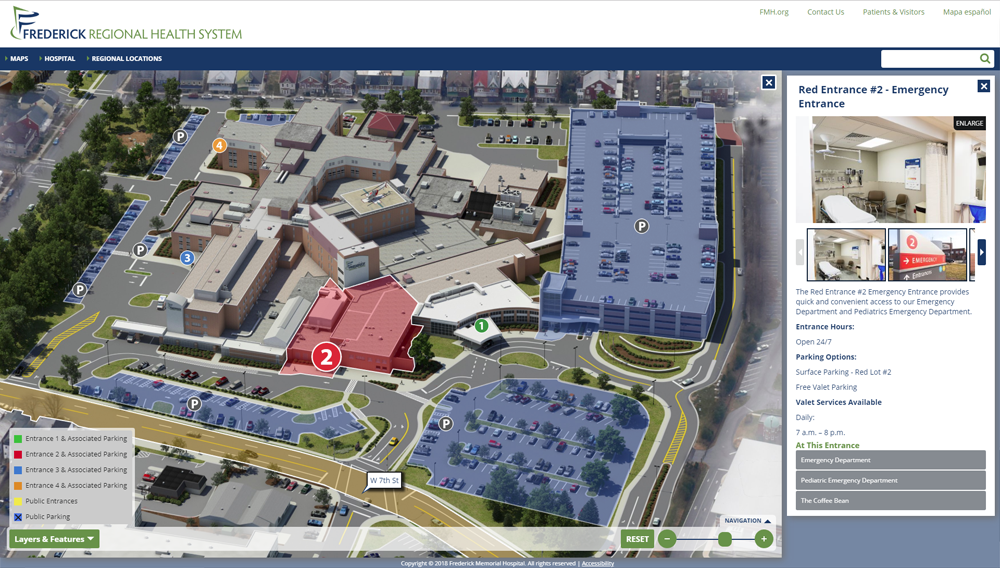 Friarage Hospital Map